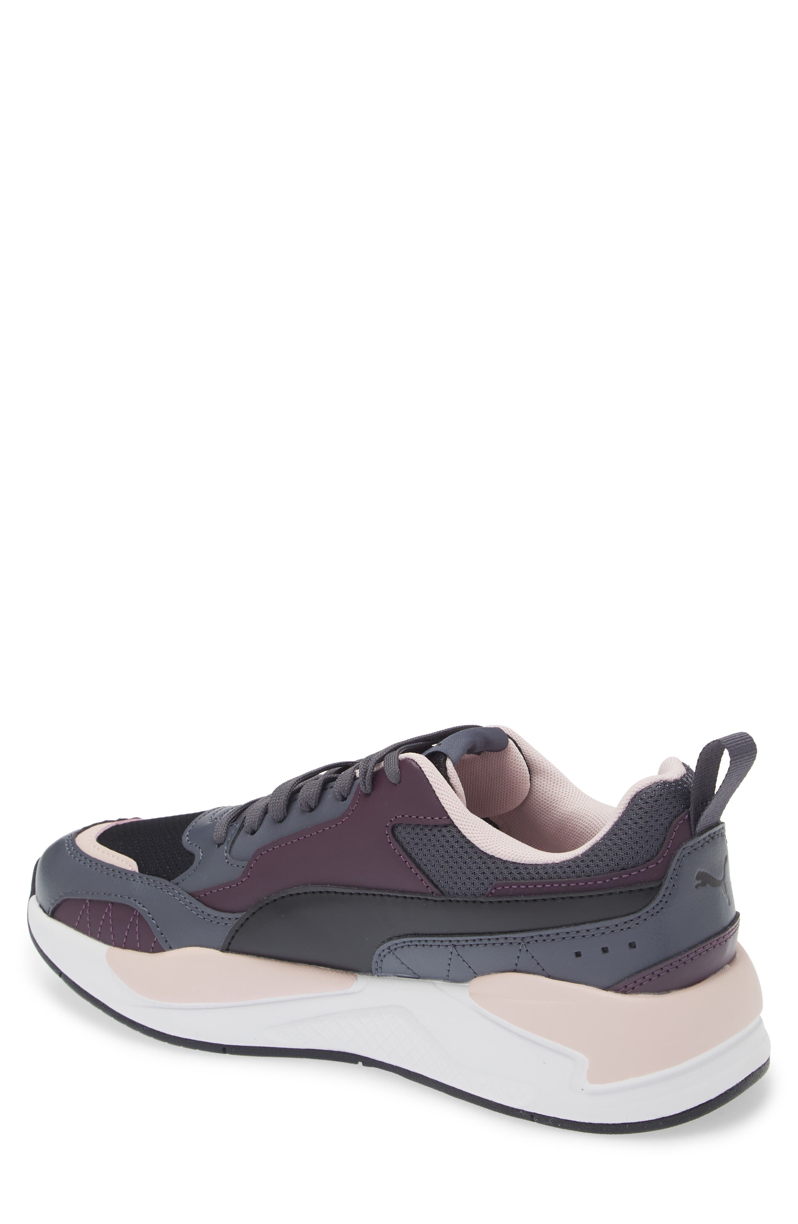 PUMA X-Ray 2 Square Sneaker, Alternate, color, Galactic Gray-Black-Plum-Mauve