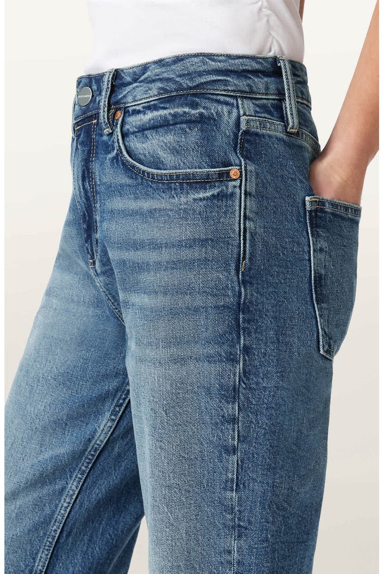 Ida High Waist Straight Leg Jeans, Alternate, color, MID INDIGO