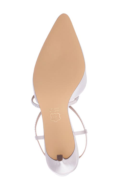 Nina Nichele Pointed Toe Pump In Ivory