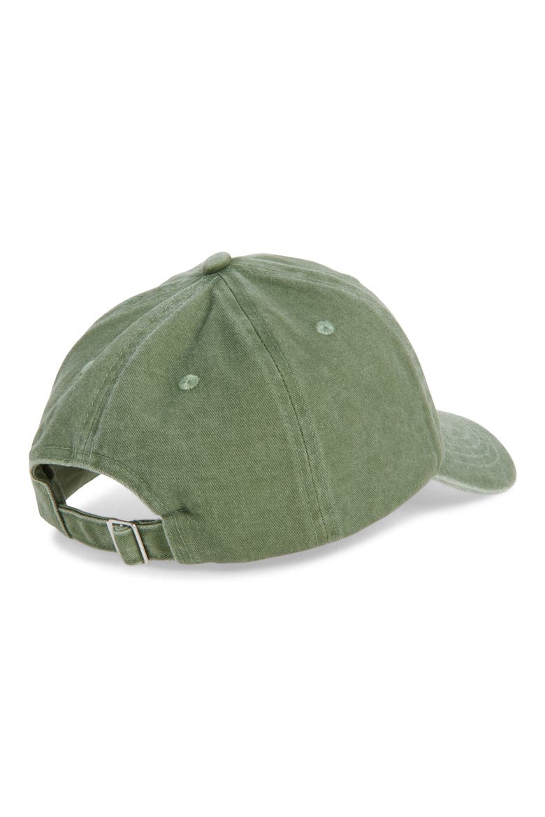 Embroidered Baseball Cap, Alternate, color, GREEN FLORAL GRAPHIC