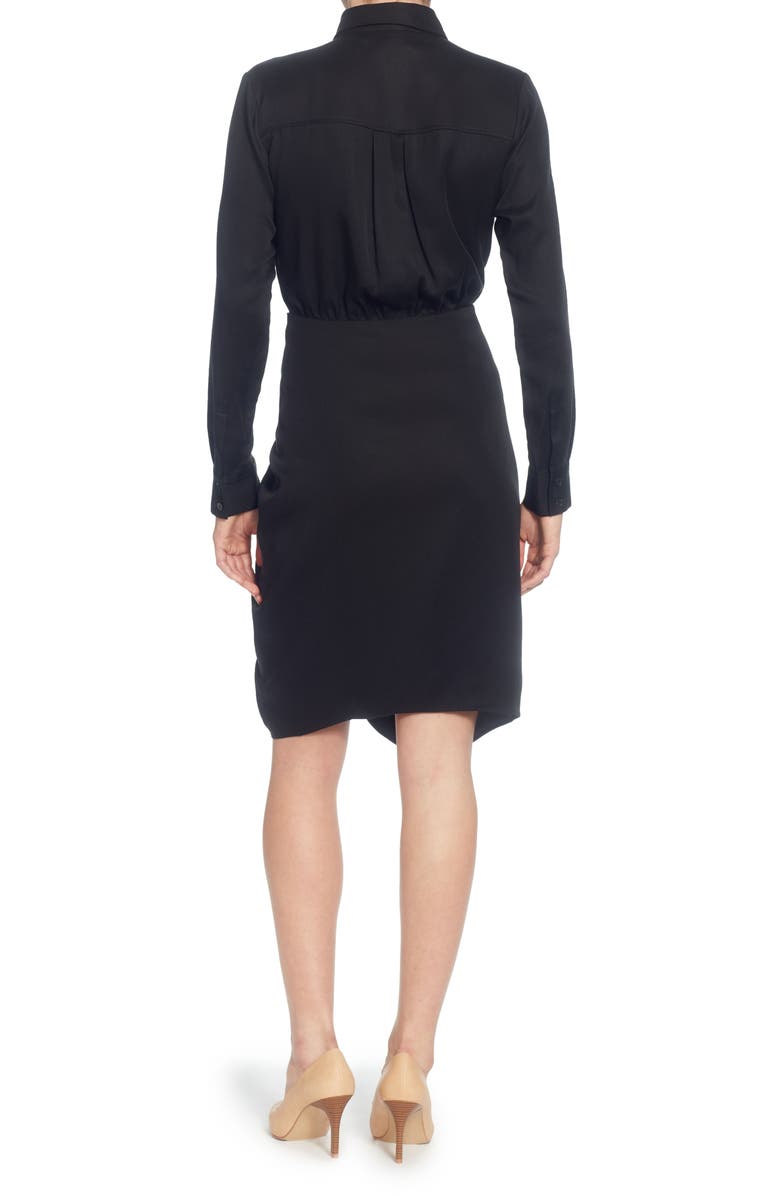 Catherine Catherine Malandrino Sloan Tie-Waist Dress, Alternate, color, 