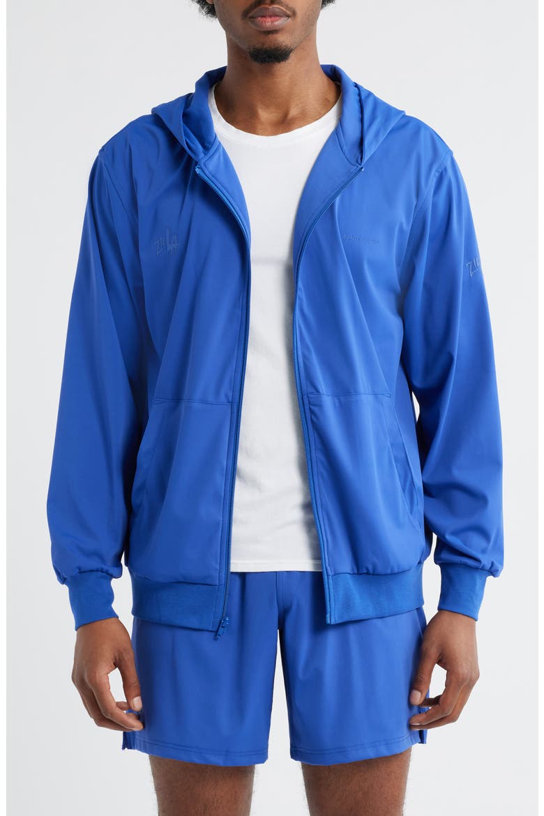 Blake Snell Tempo Lite Zip Hoodie, Main, color, RECOVERY BLUE