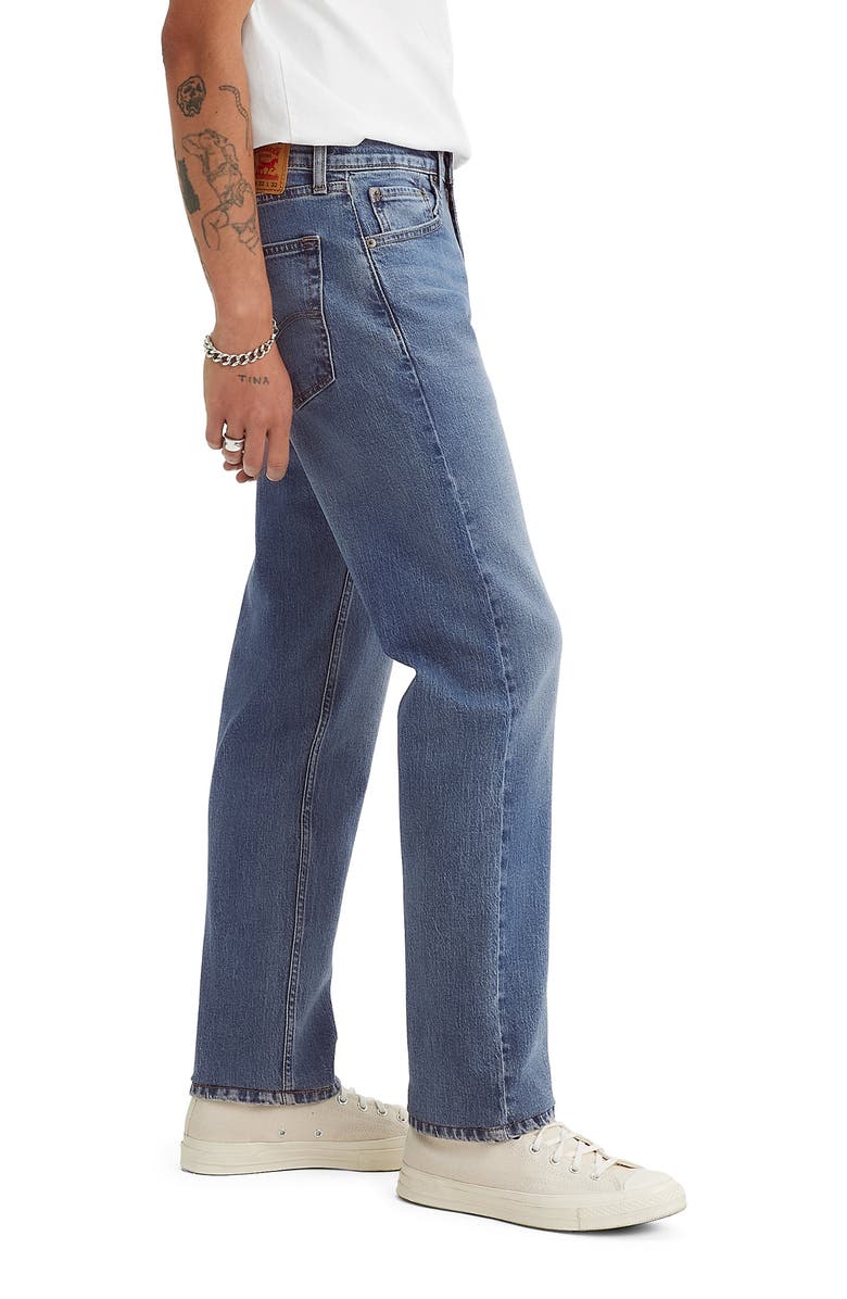 Levi's<sup>®</sup> 505<sup>™</sup> Relaxed Straight Leg Jeans, Alternate, color, A Step Ahead