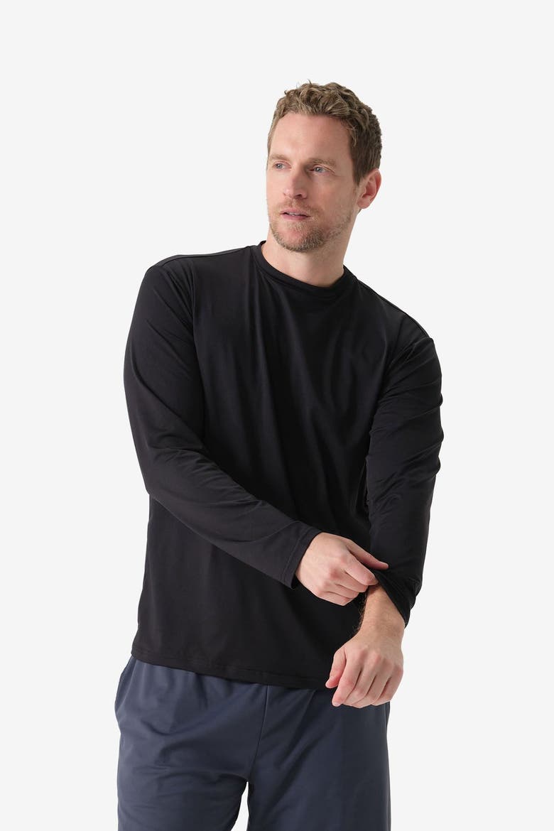 Men's Baseline DriComfort Long Sleeve Tee, Main, color, Black