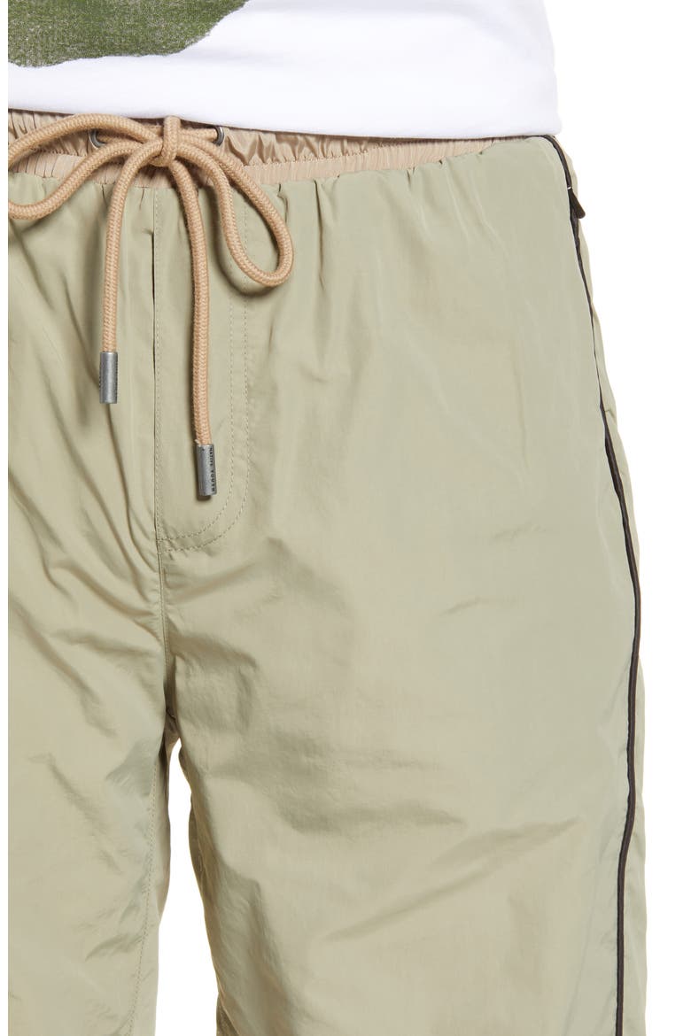 Nylon Track Pants, Alternate, color, KHAKI