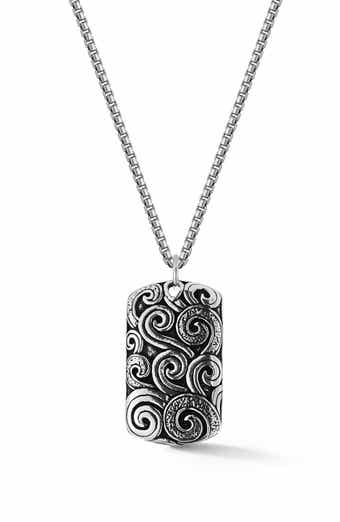 Yield of Men Men's Wave Pendant Necklace