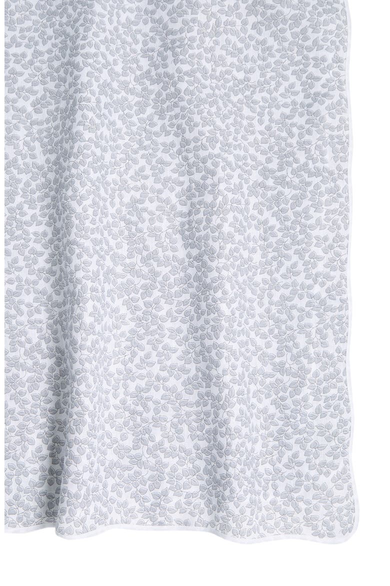 Oblong Linen Tablecloth, Main, color, SILVER
