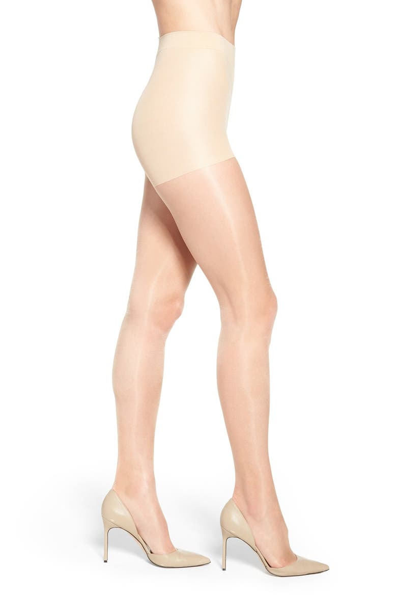 'Gloss' Control Top Pantyhose, Main, color, FAIR