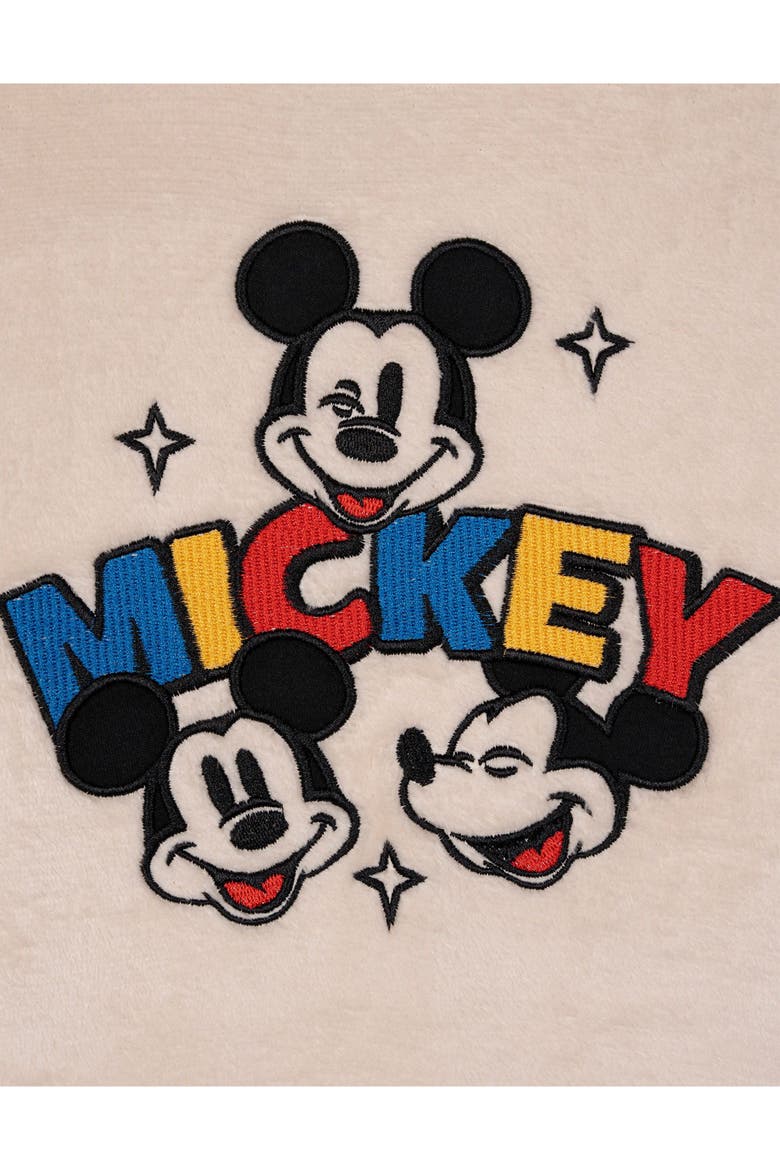Mickey Mouse Fleece Sweatshirt and Plush Pants Set, Alternate, color, Cream Navy Mickey