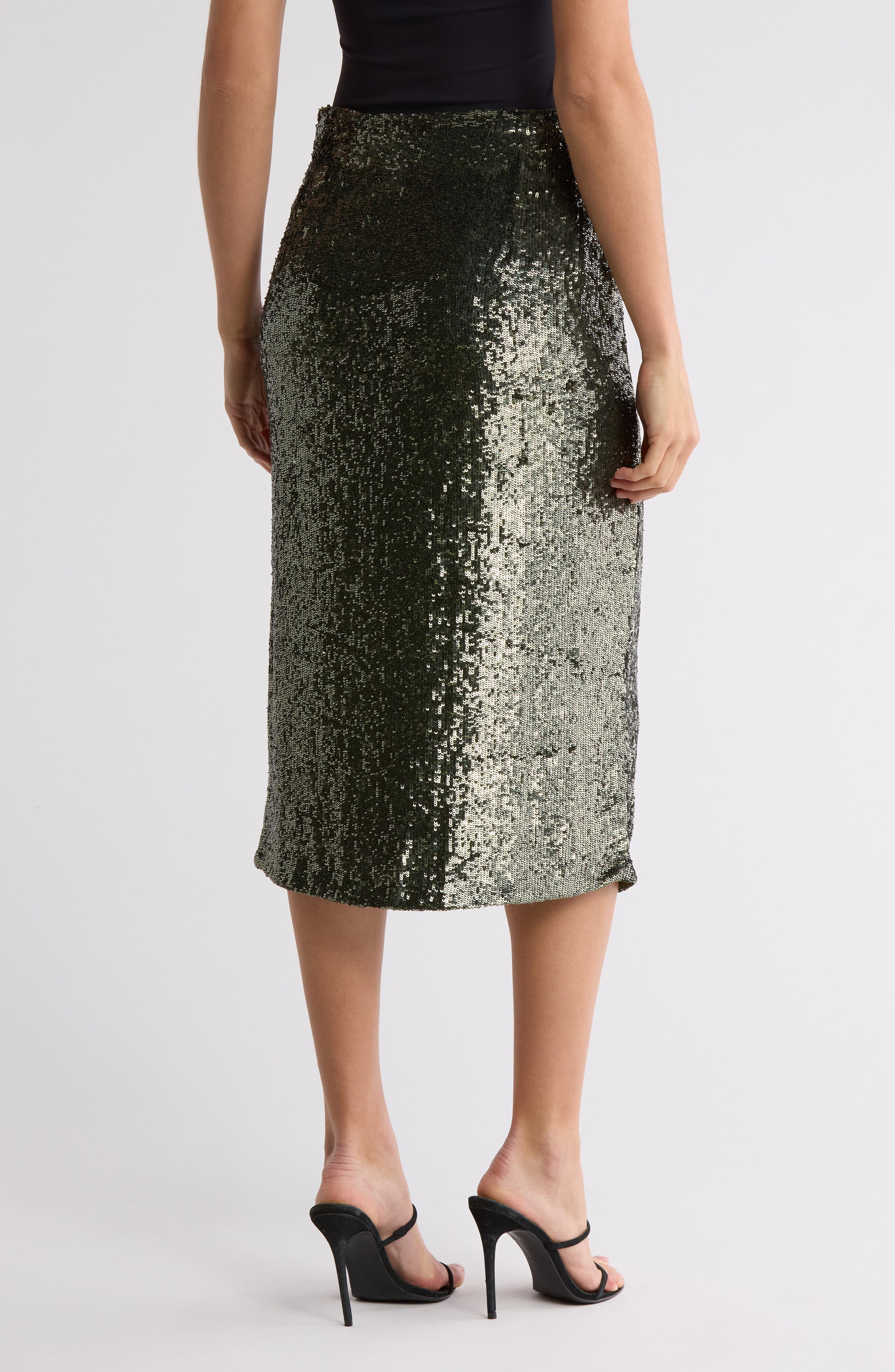 Fishscale Ladylike Sequin Skirt - image 2