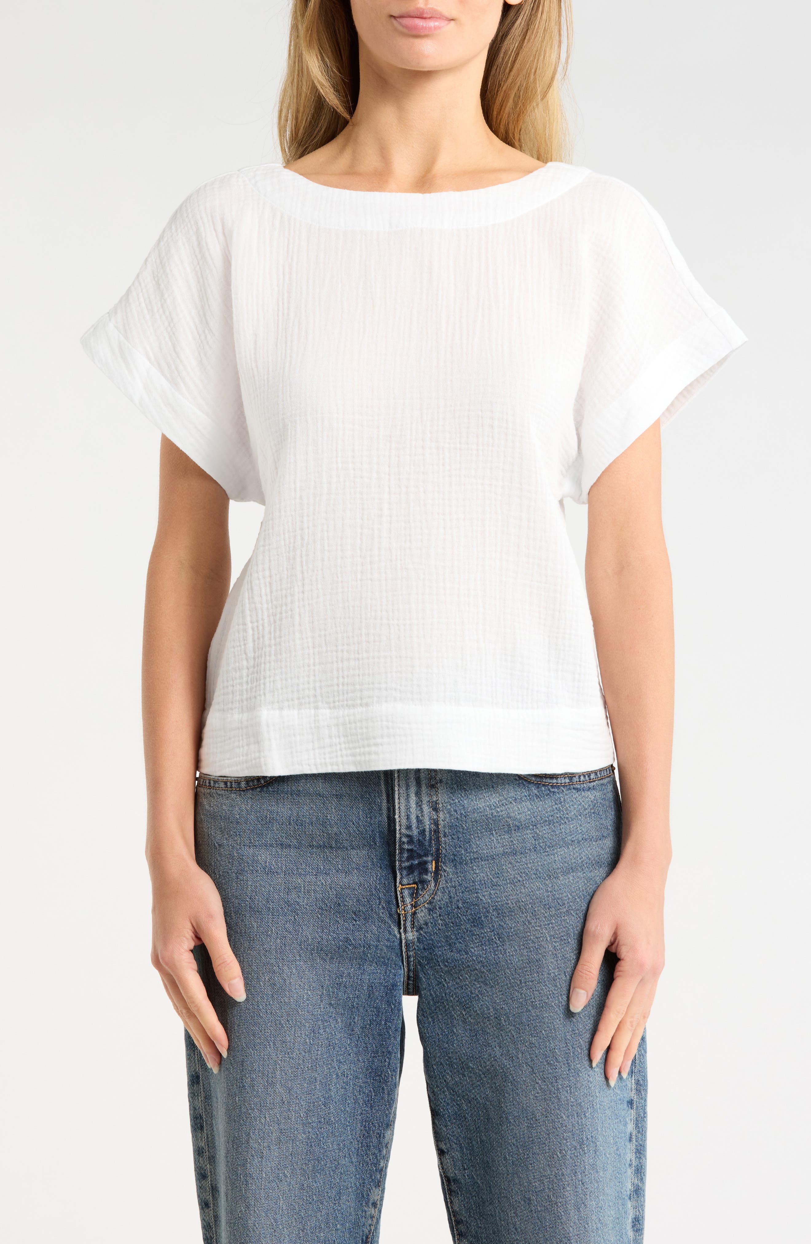 Madewell Cotton Gauze Top