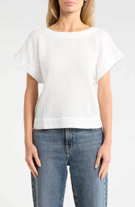 Madewell Cotton Gauze Top