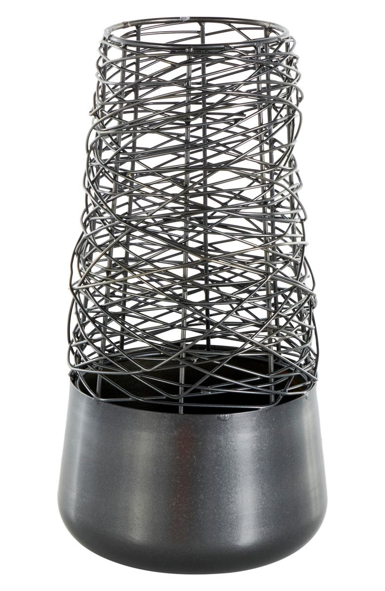 VIVIAN LUNE HOME Mixed Metal Vase, Main, color, 