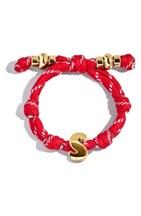 Knotty Initial Bracelet
