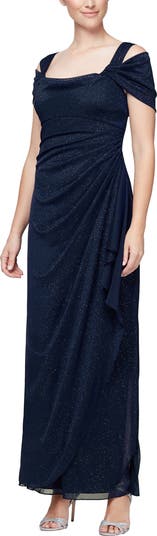 cheap long elegant evening dresses Stylish Black Long Prom Dress, Black Eveing Dress US 12 / Black