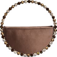 L’alingi Eternity Satin Crystal Top Handle Bag