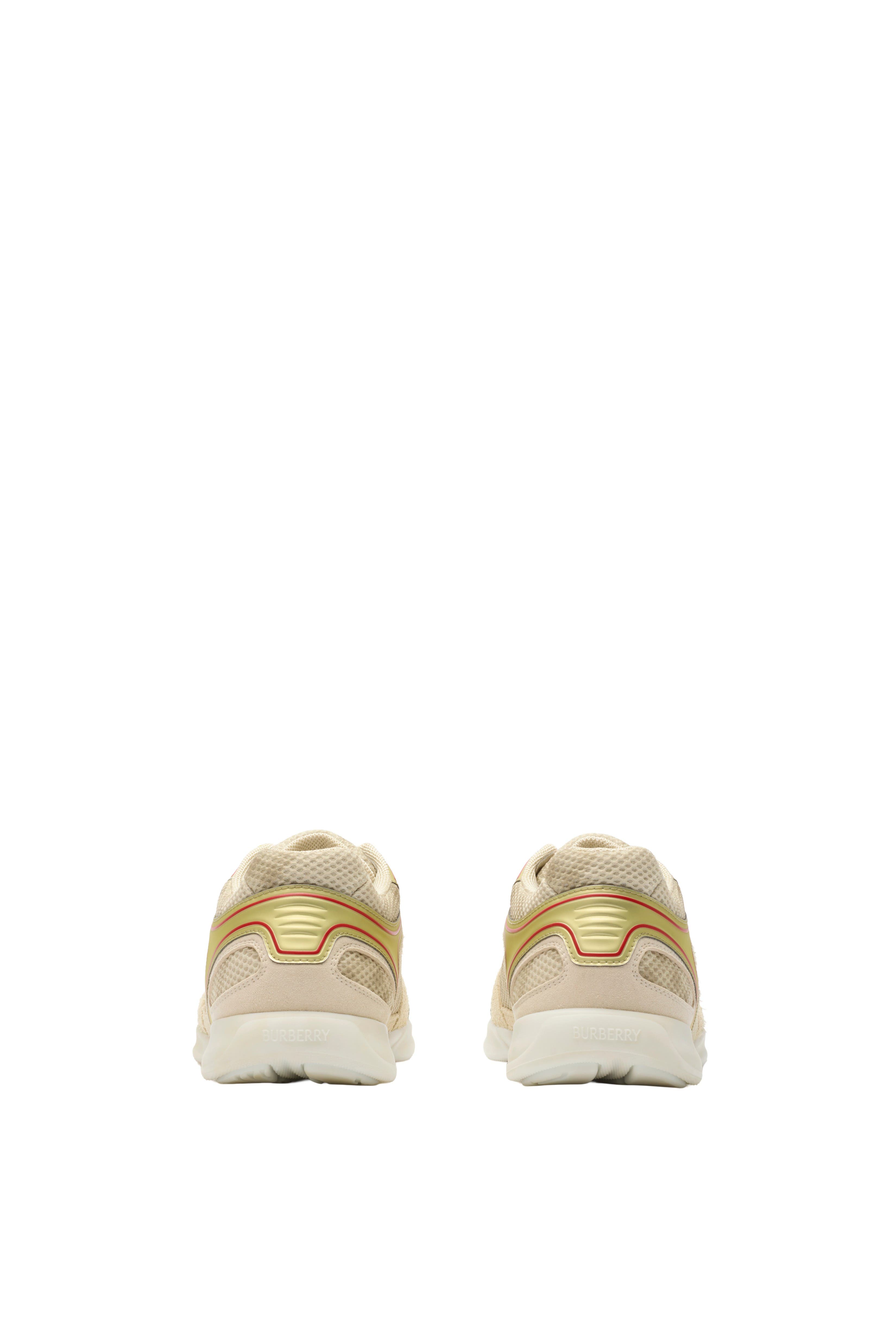 Burberry Check Matrix Sport Sneakers, Alternate, color, Gold/Clam Beige