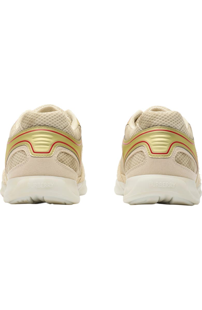 Burberry Check Matrix Sport Sneakers, Alternate, color, Gold/Clam Beige