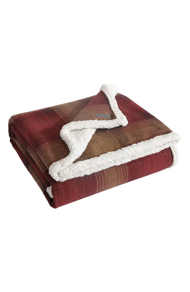 Eddie Bauer Nordic Plaid Throw Blanket, Main, color, 