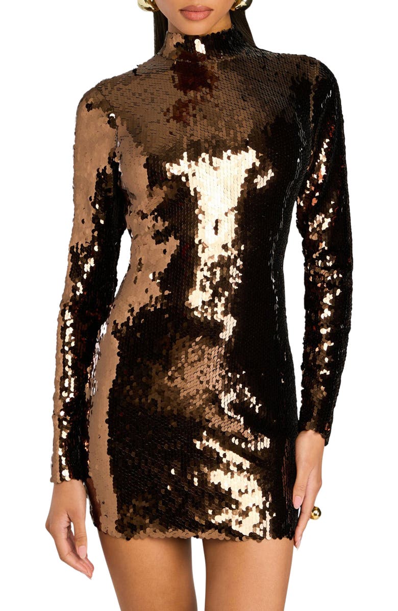 Retrofête Genelle Sequin Dress, Alternate, color, 
