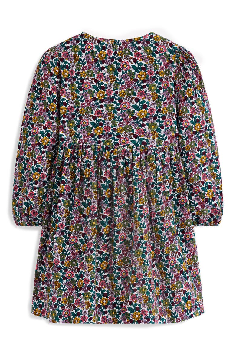 Kids' Bow Corduroy Dress, Alternate, color, FLORAL CORDUROY