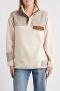 HAPPY CAMP3R Cinnamon Petals Fleece Quarter Snap Pullover