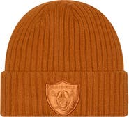 New Era Men's New Era Brown Las Vegas Raiders Color Pack Cuffed Knit Hat