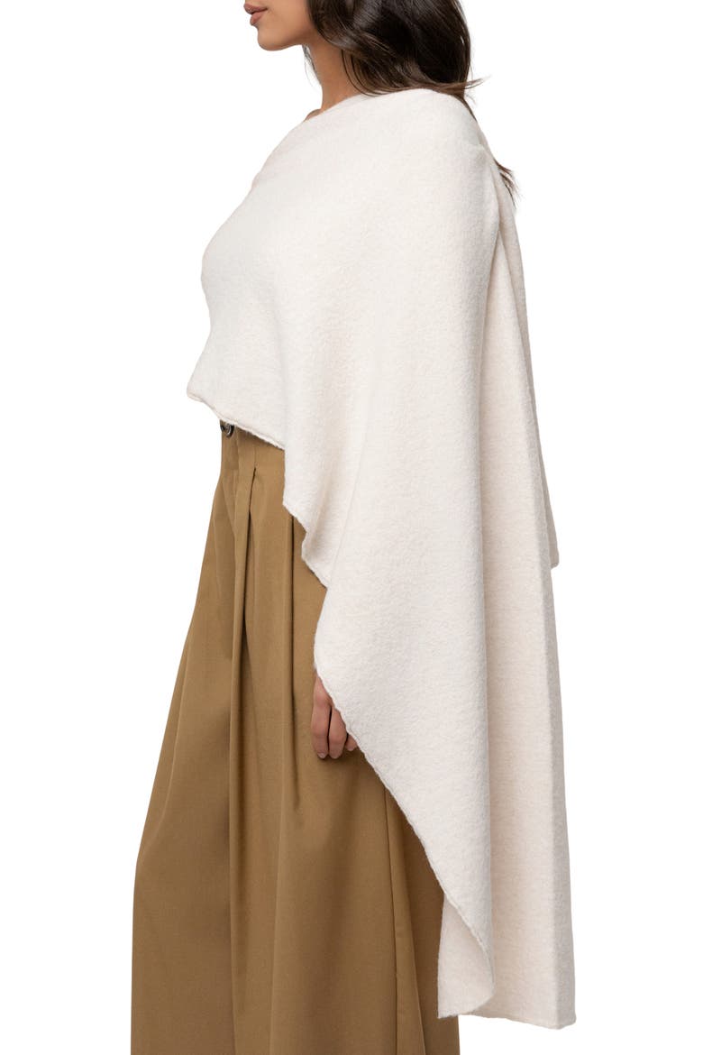 Capsule One-Shoulder Crop Sweater, Alternate, color, IVORY
