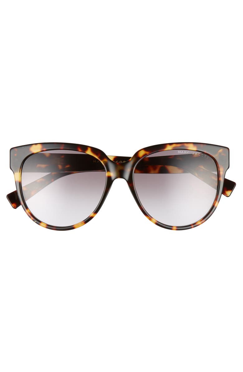 The Marc Jacobs 56mm Rounded Cat Eye Sunglasses, Alternate, color,