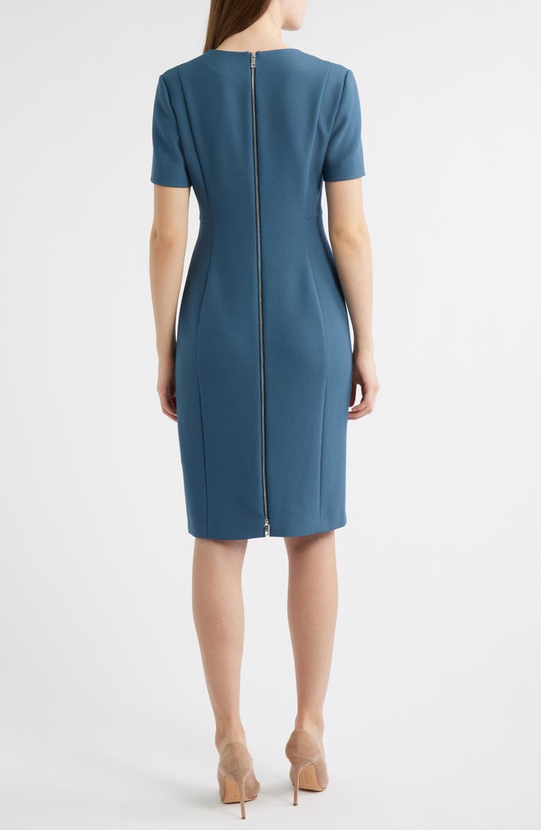 BOSS Damaisa Sheath Dress, Alternate, color, Blue Jay