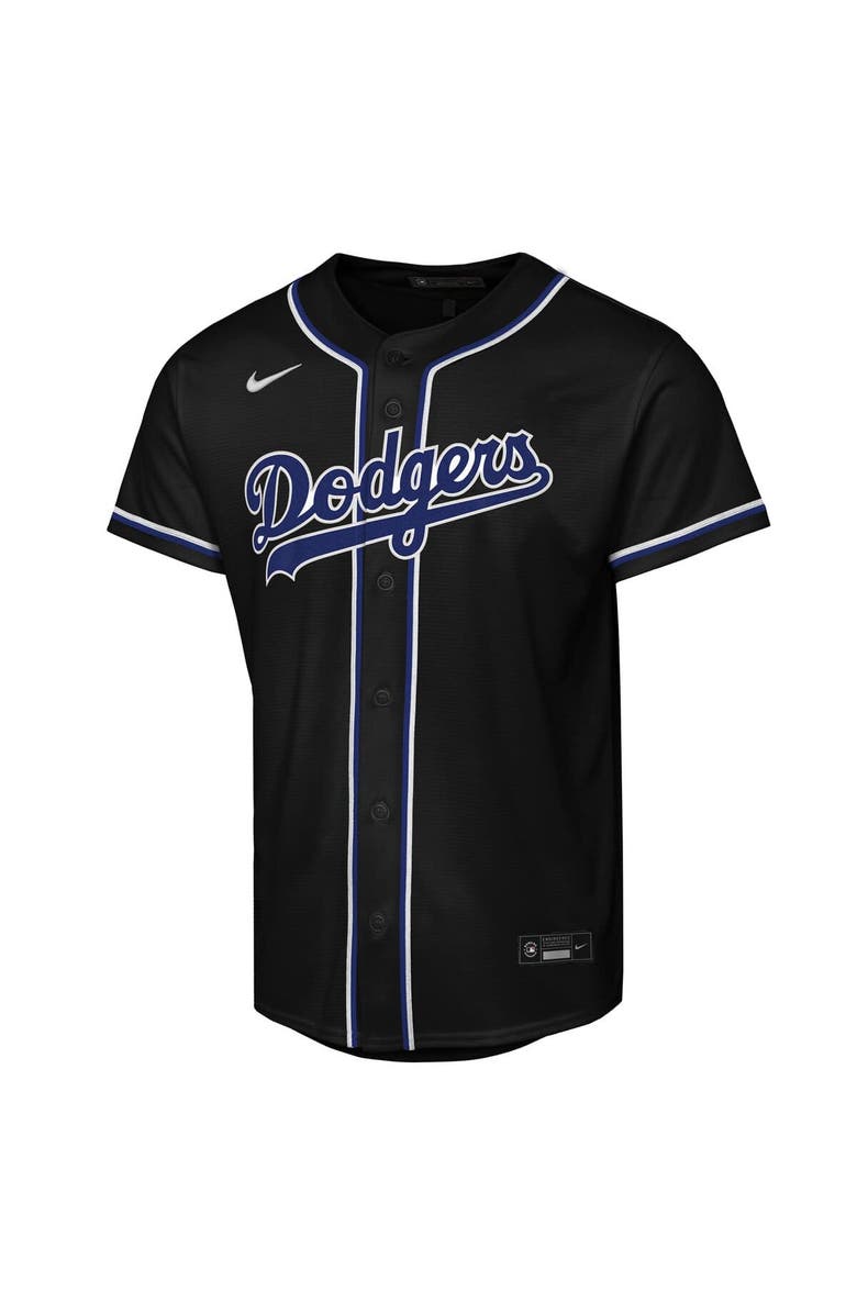 Nike Youth Nike Mookie Betts Black Los Angeles Dodgers Fashion Replica Player Jersey, Alternate, color, Black