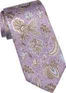 Elizabetta Medici - Extra Long Printed Silk Tie for Men