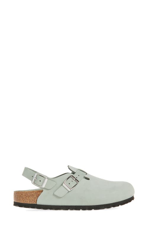 Birkenstock Sage Green Microfiber Tokyo Ii Slippers In Pure Sage
