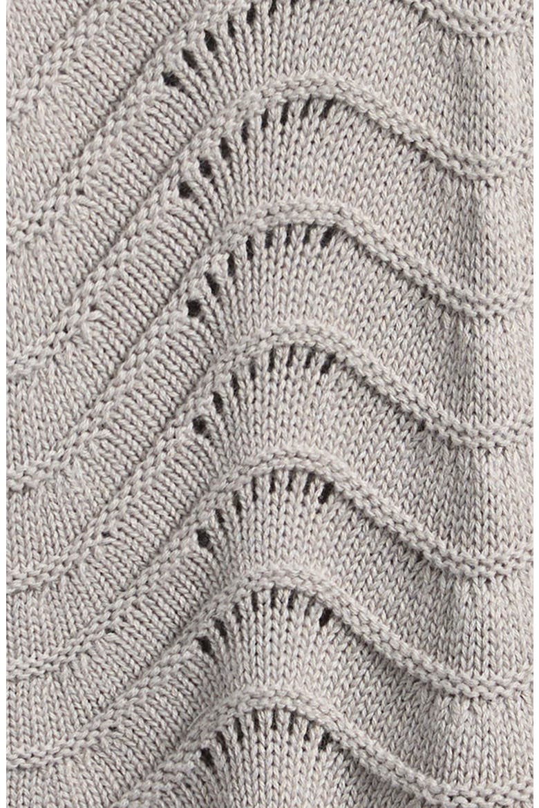 Cotton Pointelle Romper, Alternate, color, GREY