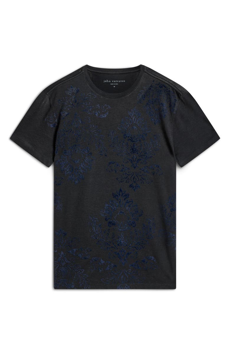 John Varvatos Paisley Cotton Blend T-Shirt, Alternate, color,