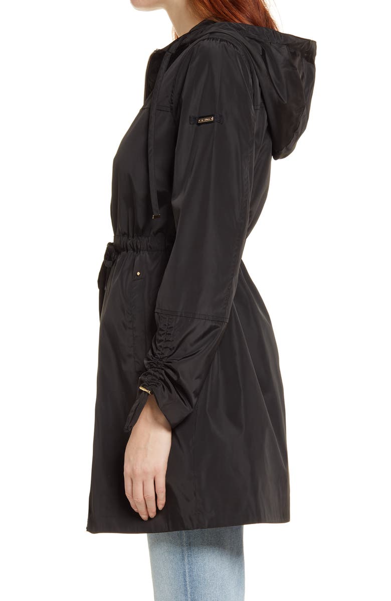 Via Spiga Packable Water Repellent Rain Jacket, Alternate, color, 