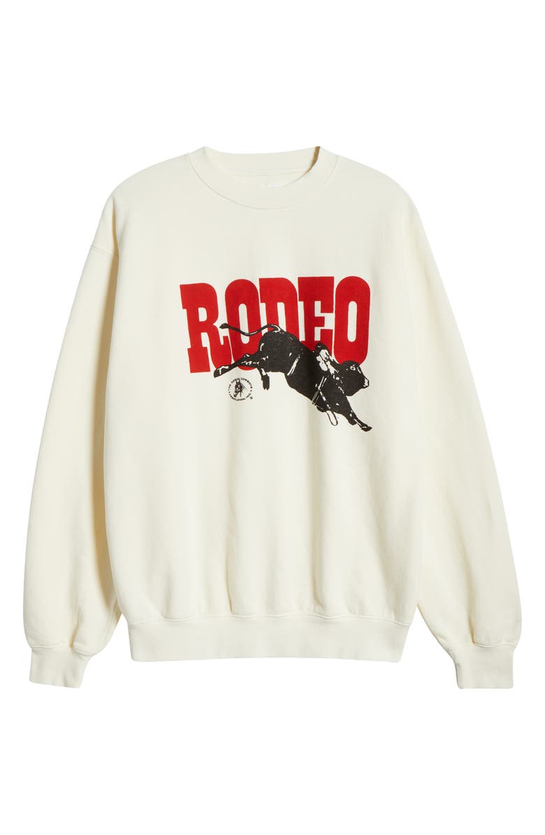ONE OF THESE DAYS Go Rodeo Crewneck Sweatshirt, Alternate, color,
