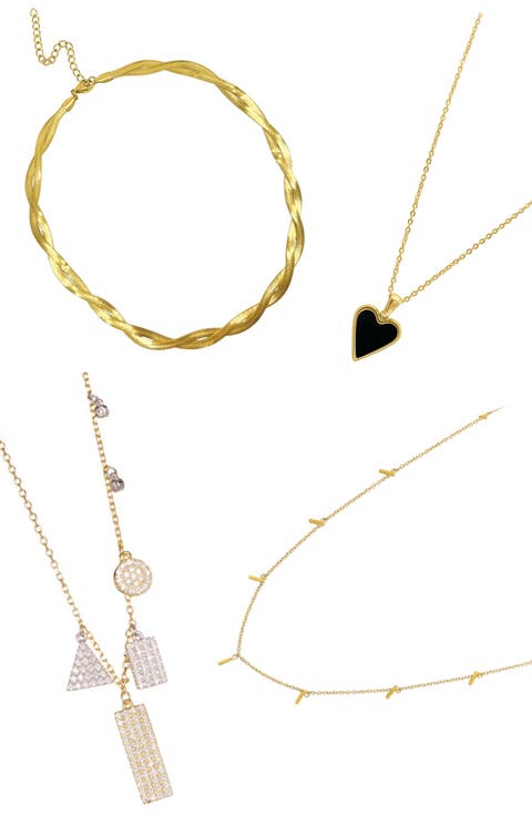 4-Piece Necklace Set