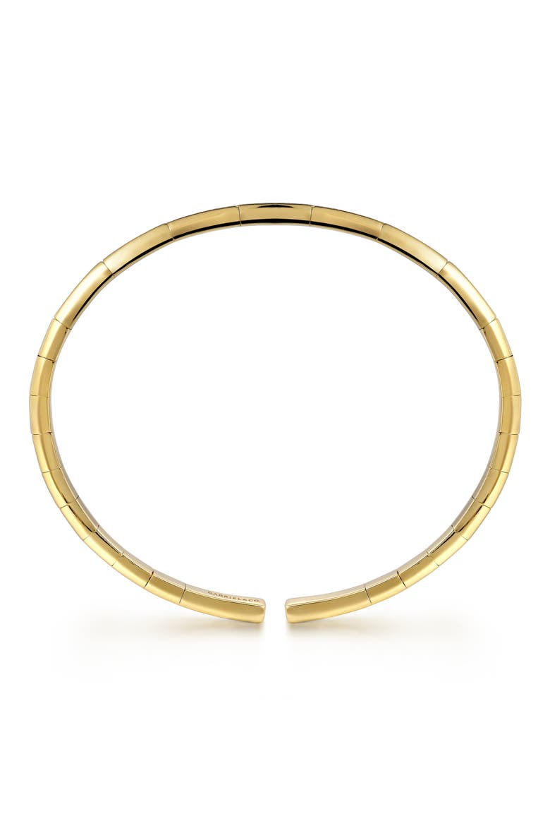 Demure Diamond Cuff Bracelet, Alternate, color, 14K YELLOW GOLD
