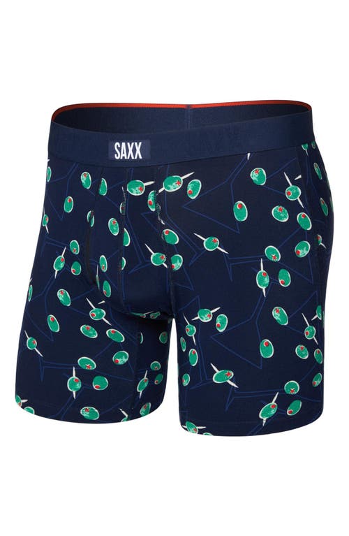 Saxx Vibe Xtra Boxer Briefs In Blue
