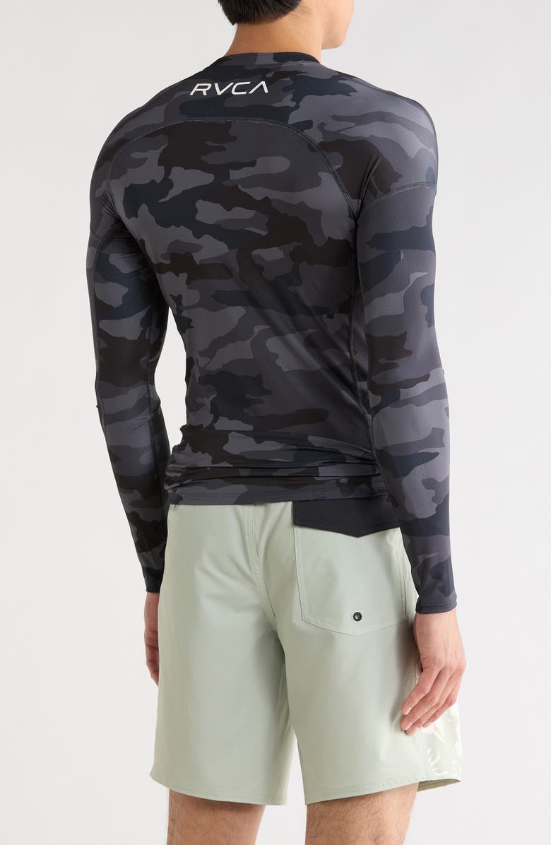 RVCA Sport Long Sleeve Rashguard, Alternate, color, Black Camo