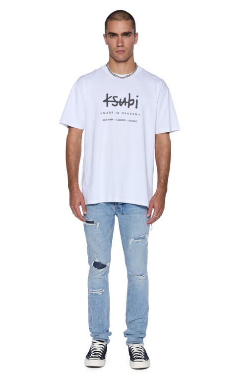 Ksubi Plated Biggie Graphic T-shirt In White