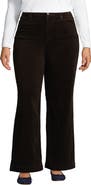Lands' End High Rise Wide Leg Corduroy Pants