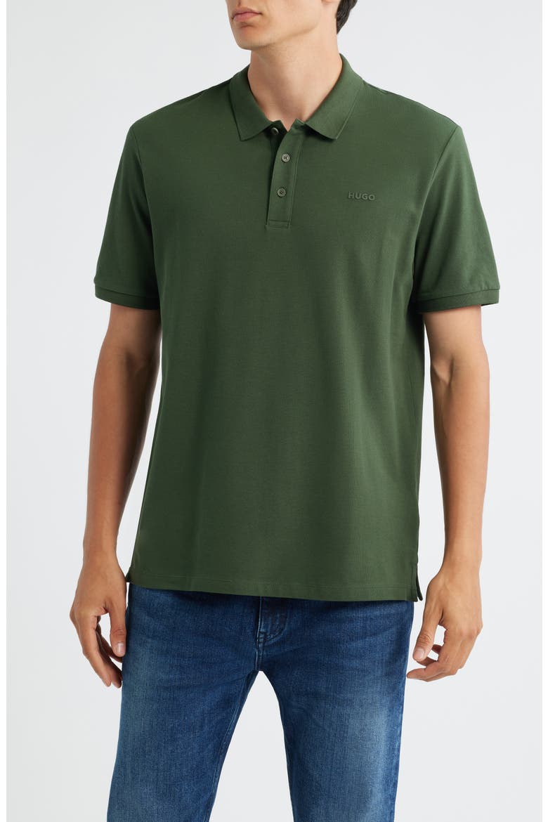 Donos222 Polo, Main, color, DARK GREEN