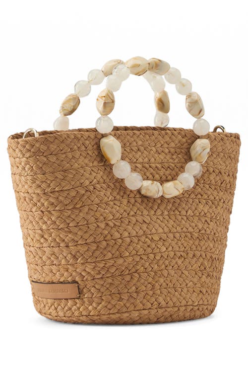 Helen Kaminski Nacre Basket Bag In Nougat/natural