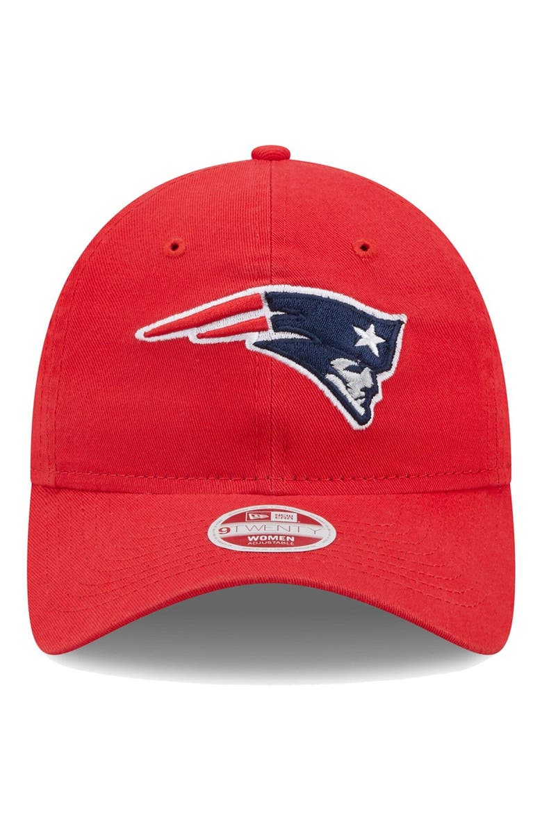 New Era Women's New Era Red New England Patriots Core Classic 2.0 9TWENTY Adjustable Hat, Alternate, color, 