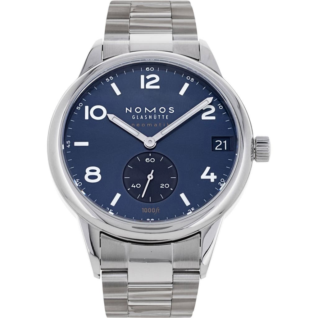 WATCHFINDER & CO. WATCHFINDER & CO. NOMOS GLASHUTTE 2022 PREOWNED CLUB BRACELET WATCH, 42MM
