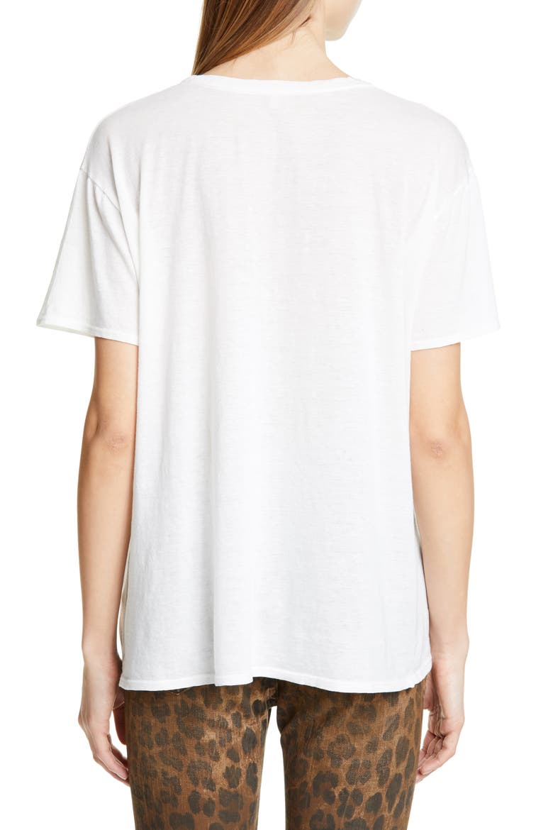 Boy Cotton & Cashmere Tee, Alternate, color, WHITE