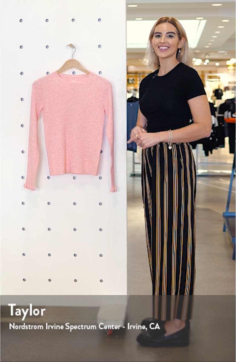 Ribbed Long Sleeve Sweater, sales video thumbnail