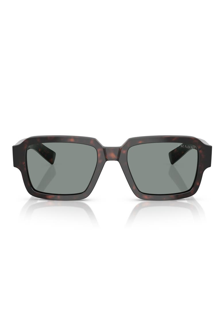52mm Square Sunglasses, Main, color, BLUE